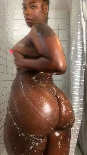 ebony phat ass shower - Watch Ebony shower - Big Ass, Shower Masturbation, Solo Porn - SpankBang