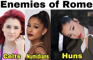 Ariana Grande Porn Piss - enemies of rome presented by ariana grande : r/shitposting