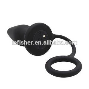 Anal Plug Toy - Male Sex Gay Porn Anal Butt Rechargeable Vibrator Anal Plug with Cock Ring,  Gay Sex