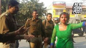 Gang Grope Porn - Indian woman brutally beaten by mob of men after resisting a groping creep