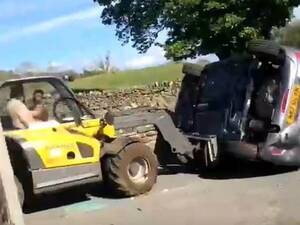 Forced Car Sex Porn - Teesdale farmer cleared by jury after flipping car with tractor | UK news |  The Guardian