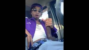 black jerk off cumshots - Porn Video - Big dick teen jack off his black cock in public and bust a big  Cumshot all over the car seats