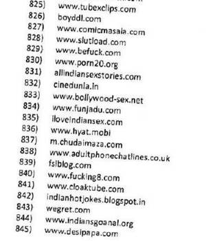 Least Popular Porn Sites - indian porn ban list