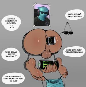 monster anal objects - Rule 34 - 1boy 2022 anal anal insertion anus artist name ass backsack bag  balls barefoot can character name chilean color copyright name digital  media (artwork) dylantero sin imaginacion feet fingers gay