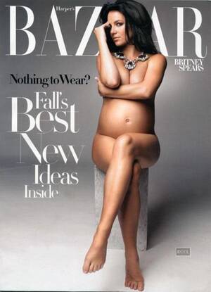 Famous Pregnant Porn - A History Of Naked, Pregnant Celebrities On Magazine Covers