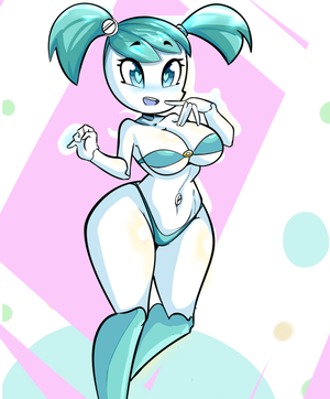 hentai bikini robots - Jenny Wakeman Gets A Bikini Upgrade (KemonoKiller) [My Life As A Teenage  Robot] - Hentai Arena