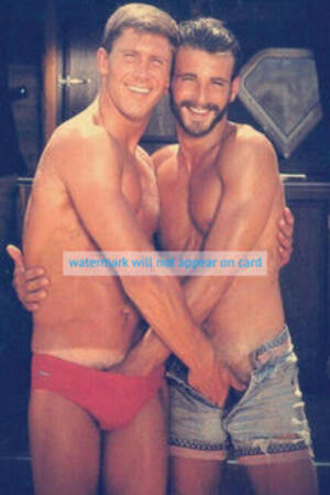 Bob Bishop Al Parker Porn - POSTCARD / Al Parker + Bob Bishop smiles â€“ Zeus Gay Boutik