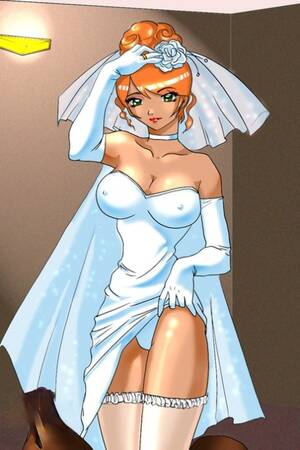 cartoon shemale bride - Shemale Cartoon Porn Pics - PornPics.com