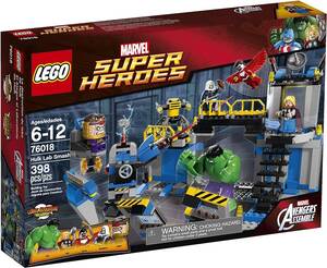 Lego Hulk Porn - Amazon.com: LEGO 76018 Superheroes Hulk Lab Smash : Toys & Games