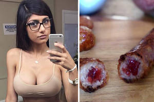 Khalifa Mia Porn Actress - YUM YUM: Porn star Mia Khalifa is backing the Dausage [TWITTER]
