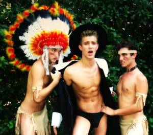 Cowboy Indian Porn - Well, the answer to the above question seems to be both. No this is not a  Mario Testino shoot from V Man magazine (although MM would have believed  it).