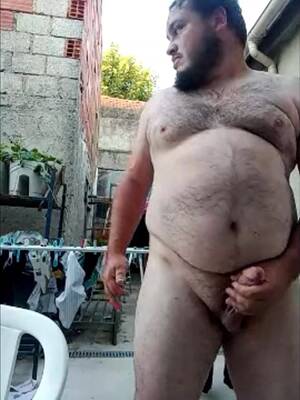 fat hairy bulge - A hairy chubby man shows off his big body - ThisVid.com
