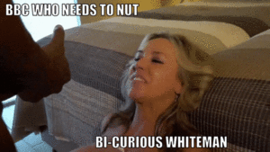 Bisexual Cumshot Captions - Wifey BBC facial cumshot sissy porn beta captions alpha cock gifs gif @  xGifer