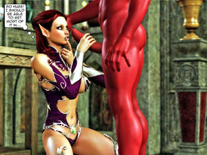 Evil Girl Porn - Evil girl serves her demon master with some hard fucking |  3dwerewolfporn.com