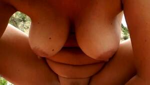 mature pov ride - Big Breasted Mature Wife Rides A POV Cock In The Outdoors Video at Porn Lib