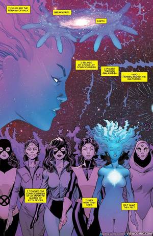 Cosmic Kitty Pryde Porn - Apparently Kitty Pryde has become some universal being after absorbing the  cosmic power the celestial gave