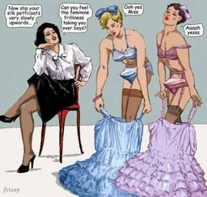 1950s Vintage Sexy Cartoons - Lingerie