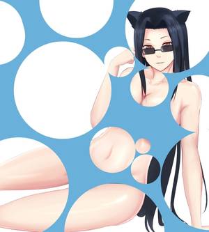 Anime Monster Girl Porn - skin nose human hair color cheek cartoon head black hair mouth ear eye anime  joint girl