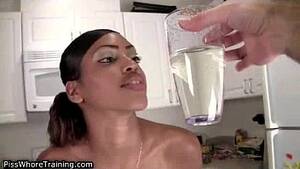 ebony pee swallow - Pissing black babe gets caught on camera while doing the act - XVIDEOS.COM