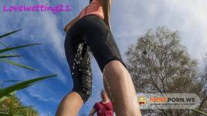 jogger - Porn.com - Lovewetting21 - this slutty jogger pees in her leggings in front  of a stranger to fuck FullHD 1080p Â» HiDefPorn.ws