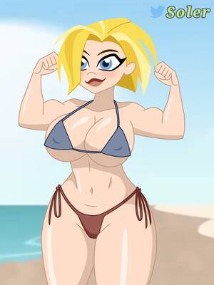 Bikini Superhero Porn - Rule 34 - 1girls beach big breasts bikini blonde hair dc dc comics dc super  hero girls erect nipples female female only flexing kara danvers kara  zor-el short hair side-tie bikini soler