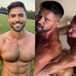 Beautiful Muscled Gay Porn Stars - Gay Porn Stars Thiago Lazzarato & Gabriel Cross Flip-Fuck