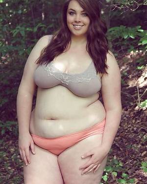 bbw soft porn - Very pretty girl with a super plump figure poses in her undies! Love her  soft, jiggly belly!
