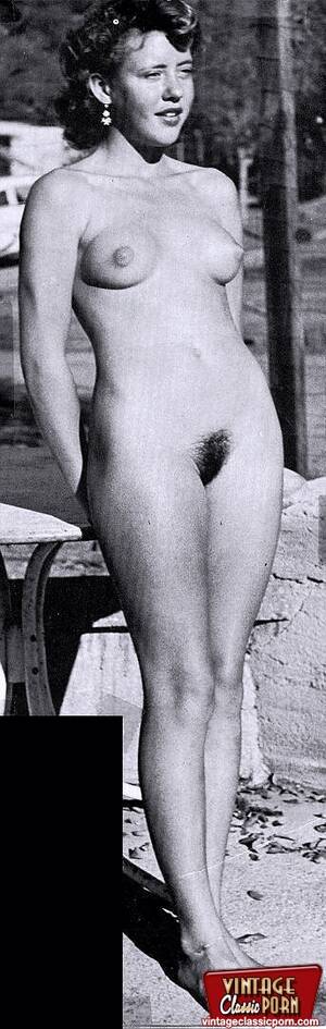 Classic Vintage Pussy - Retro pussy. Several vintage teenagers show - XXX Dessert - Picture 7