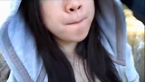 asian girls sucking off - My cute asian girlfriend sucking me off in a public park and swallowing -  XVIDEOS.COM