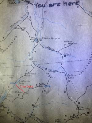 Dyke Trap Porn - Hover to zoom. Mt. Colden Trap Dyke view