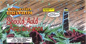 Captain Britain Porn - Captain Britain 14 intro