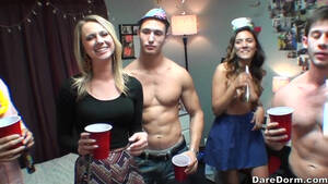 hardcore college party - College party hardcore orgy started by a cute brunette Ka... | Any Porn