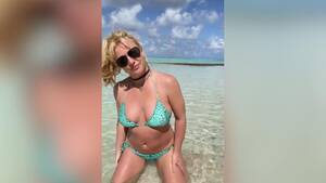 naked beach instagram - Britney Spears again goes topless on Instagram while on her honeymoon |  indy100