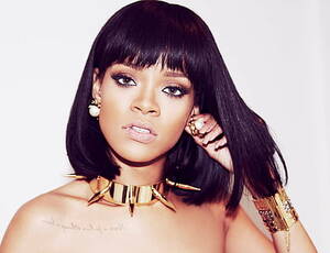brunette rihanna - HD wallpaper: Rihanna, decoration, makeup, dress, actress, brunette, tattoo  | Wallpaper Flare