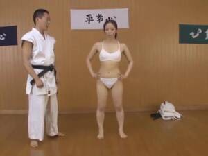 asian swimwear model karate - Naked Karate Training - VJAV.com