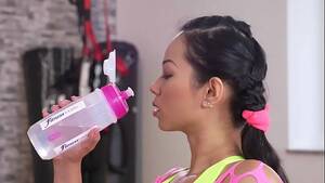 asian cum on ass workout - Fitness Rooms Hot Thai babe gets deep anal creampie workout from big cock -  XVIDEOS.COM