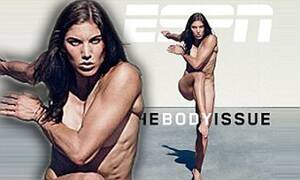 Hope Solo Porn Online - Hope Solo strikes an athletic pose to flaunt her supremely toned figure for  nude magazine cover | Daily Mail Online