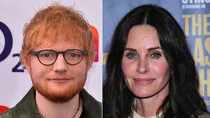 Courteney Cox Jennifer Aniston Anal Porn - Ed Sheeran on the NSFW gift he sent Courteney Cox â€” WATCH â€“ Socialite Life