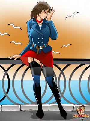 anime shemale deviantart - Rescued anime shemale stunner fucks Superman in the ass on the bridge - HD  Porn Pictures