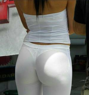 Ebony Porn White Leggings - See Through Clothes. Grid GirlsYoga LeggingsYoga PantsWhite ...