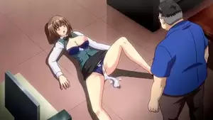 Fat Anime Porn Uncensored - Young cutie moaning from the fat man's hentai perversions - PORNVOV