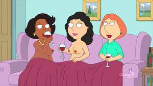 Bonnie Swanson Toons Porn - Xbooru - 3girls blanket bonnie swanson cartoon milf cleavage couch  dark-skinned female donna tubbs drinking family guy light-skinned female  lois griffin mature female medium breasts necklace nipples nude edit nude  female pink