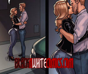 kissing interracial cartoon porn gallery - Black n' White Comics - Image #3 of \