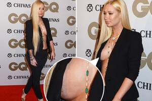 iggy azalea slapping pussy - Iggy Azalea says she has an 'award winning vagina' as she suffers tit tape  fail as she goes topless in tuxedo jacket at GQ Awards | The Sun