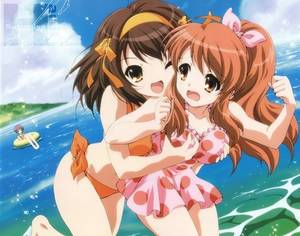 Haruhi Suzumiya Hentai Porn Sex - the Melancholy of Haruhi Suzumiya doesnotreally contain any thing like sex,  porn or hentai.