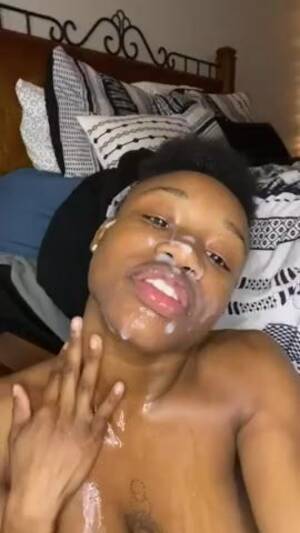 black ebony cum facial tumblr - Ebony cumface - ThisVid.com