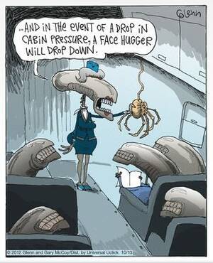 Facehugger Alien Xenomorph Porn Caption - Hilarious Alien Horror Movie Moments