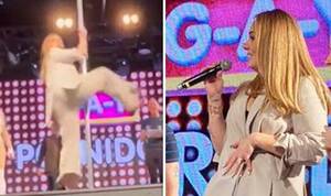 Adele Nude Porn - Adele pole dances in club appearance and insists she 'loves being female'  despite backlash | Celebrity News | Showbiz & TV | Express.co.uk