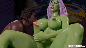 Alien Shemale Sex Porn - Shemale Alien Queen gets fucked hard by gang of BBC's - XVIDEOS.COM