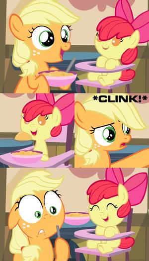 Mlp Hospital - Spoonfeeding Applebloom by Beavernator.deviantart.com on @deviantART